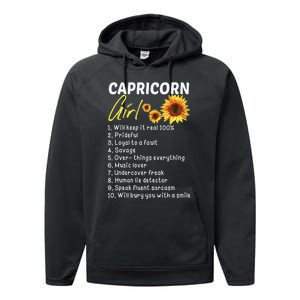 I'm a Capricorn  Funny Birthday Gift Performance Fleece Hoodie