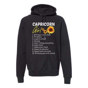 I'm a Capricorn  Funny Birthday Gift Premium Hoodie