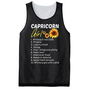 I'm a Capricorn  Funny Birthday Gift Mesh Reversible Basketball Jersey Tank