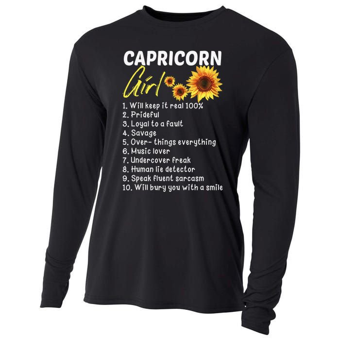 I'm a Capricorn  Funny Birthday Gift Cooling Performance Long Sleeve Crew