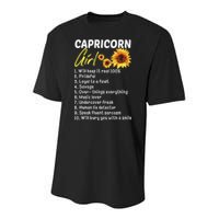 I'm a Capricorn  Funny Birthday Gift Youth Performance Sprint T-Shirt