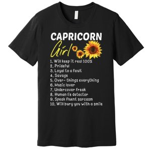 I'm a Capricorn  Funny Birthday Gift Premium T-Shirt