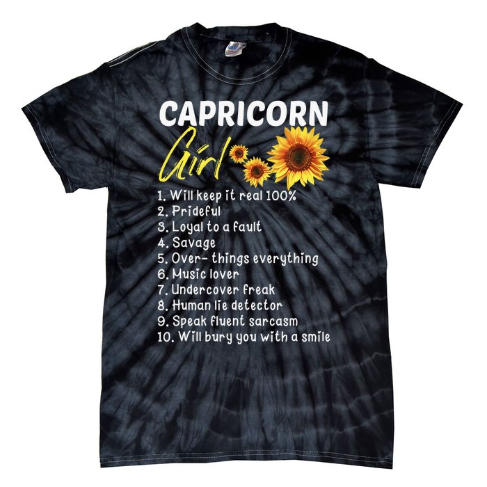 I'm a Capricorn  Funny Birthday Gift Tie-Dye T-Shirt