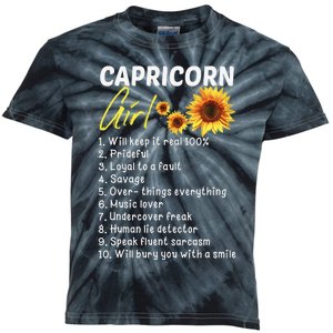 I'm a Capricorn  Funny Birthday Gift Kids Tie-Dye T-Shirt