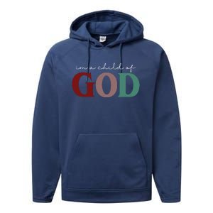 I'm A Child Of God Performance Fleece Hoodie