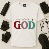 I'm A Child Of God Cooling Performance Crew T-Shirt