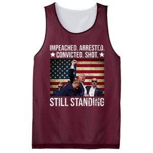 Impeached Arrested Convicted Shot Still Standing Mesh Reversible Basketball Jersey Tank