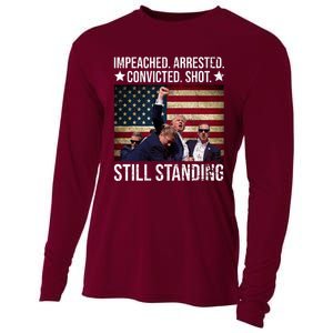 Impeached Arrested Convicted Shot Still Standing Cooling Performance Long Sleeve Crew