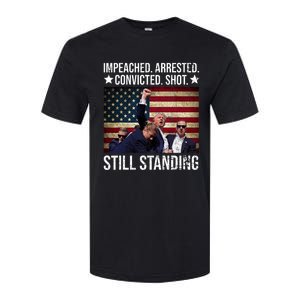 Impeached Arrested Convicted Shot Still Standing Softstyle CVC T-Shirt