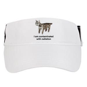 I Am Contaminated With Radiation Funny Ironic Cat Meme Adult Drive Performance Visor