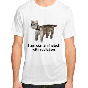 I Am Contaminated With Radiation Funny Ironic Cat Meme Adult ChromaSoft Performance T-Shirt