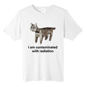 I Am Contaminated With Radiation Funny Ironic Cat Meme Tall Fusion ChromaSoft Performance T-Shirt