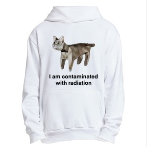 I Am Contaminated With Radiation Funny Ironic Cat Meme Urban Pullover Hoodie