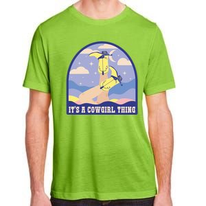 It's A Cowgirl Thing Cute Adult ChromaSoft Performance T-Shirt