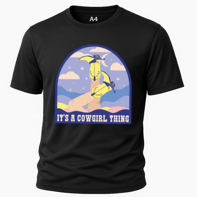 It's A Cowgirl Thing Cute Cooling Performance Crew T-Shirt