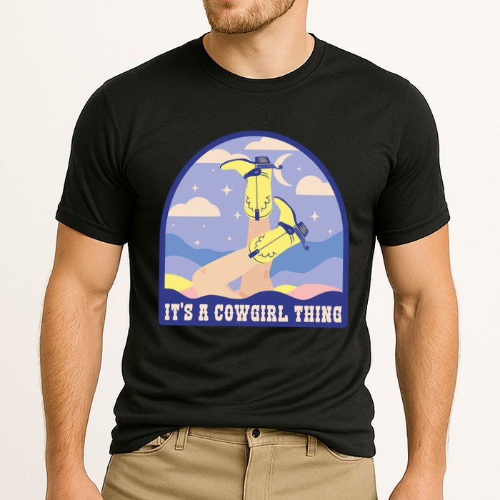 It's A Cowgirl Thing Cute Cooling Performance Crew T-Shirt