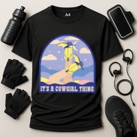 It's A Cowgirl Thing Cute Cooling Performance Crew T-Shirt
