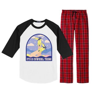 It's A Cowgirl Thing Cute Raglan Sleeve Pajama Set