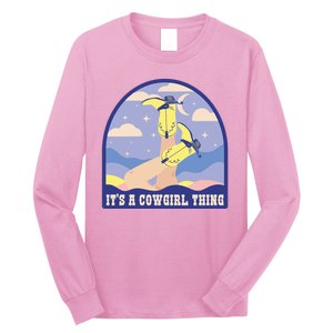 It's A Cowgirl Thing Cute Long Sleeve Shirt