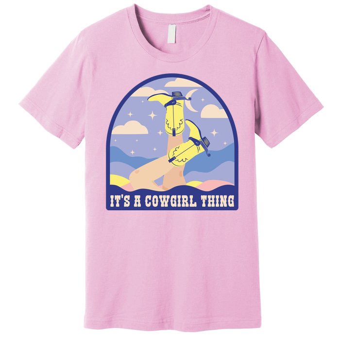 It's A Cowgirl Thing Cute Premium T-Shirt