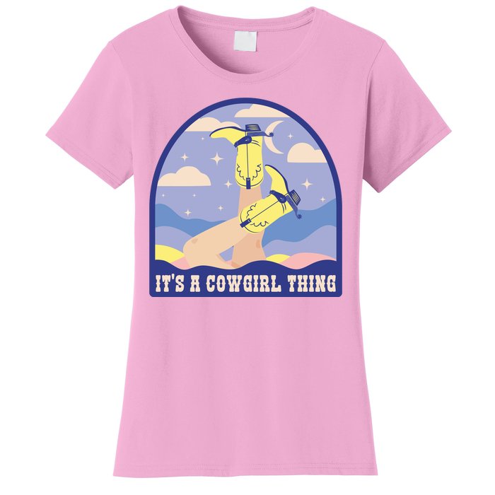 It's A Cowgirl Thing Cute Women's T-Shirt