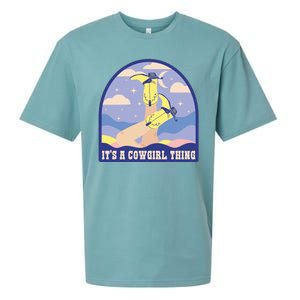 It's A Cowgirl Thing Cute Sueded Cloud Jersey T-Shirt