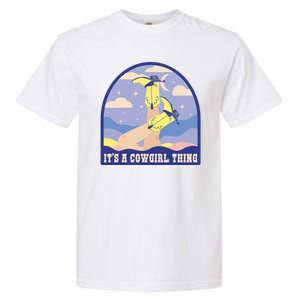 It's A Cowgirl Thing Cute Garment-Dyed Heavyweight T-Shirt