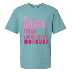 ItS A Chris Thing You WouldnT Understand Chris Sueded Cloud Jersey T-Shirt