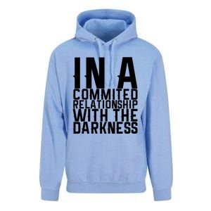 In A Commited Relationship With The Darkness Gift Unisex Surf Hoodie