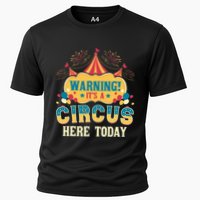 ItS A Circus Here Today Circus Birthday Cooling Performance Crew T-Shirt