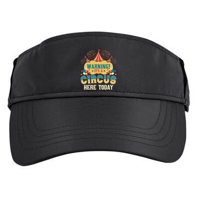 ItS A Circus Here Today Circus Birthday Adult Drive Performance Visor