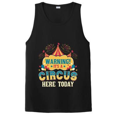 ItS A Circus Here Today Circus Birthday PosiCharge Competitor Tank