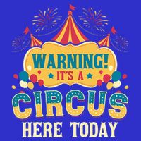 ItS A Circus Here Today Circus Birthday Button