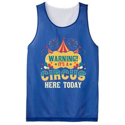 ItS A Circus Here Today Circus Birthday Mesh Reversible Basketball Jersey Tank