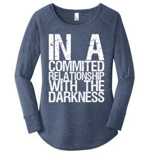 In A Commited Relationship With The Darkness Gift Women's Perfect Tri Tunic Long Sleeve Shirt