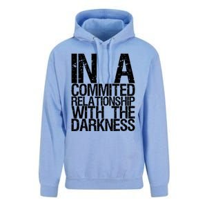 In A Commited Relationship With The Darkness Gift Unisex Surf Hoodie