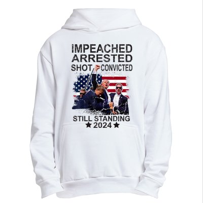 Impeached Arrested Convicted Shot Still Standing Urban Pullover Hoodie