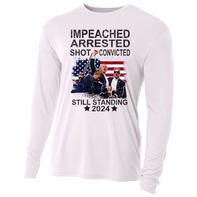 Impeached Arrested Convicted Shot Still Standing Cooling Performance Long Sleeve Crew