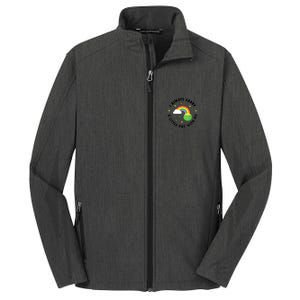 I Always Carry A Little Pot With Me Rainbow St Patricks Day Core Soft Shell Jacket