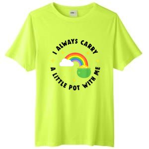 I Always Carry A Little Pot With Me Rainbow St Patricks Day Tall Fusion ChromaSoft Performance T-Shirt