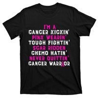 IM A Cancer Kickin Pink Wearin Tough Fightin T-Shirt