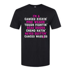 IM A Cancer Kickin Pink Wearin Tough Fightin Softstyle CVC T-Shirt