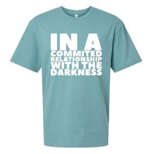 In A Commited Relationship With The Darkness Gift Sueded Cloud Jersey T-Shirt