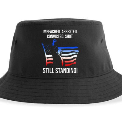 Impeached. Arrested. Convicted. Still Standing Sustainable Bucket Hat