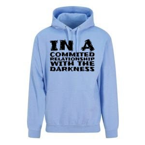 In A Commited Relationship With The Darkness Gift Unisex Surf Hoodie