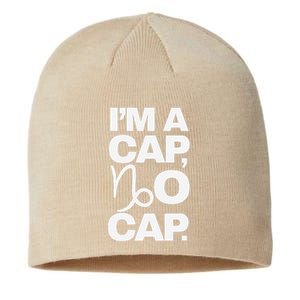 IM A Cap No Cap. Horoscope Zodiac Sign Astrology Gift Sustainable Beanie