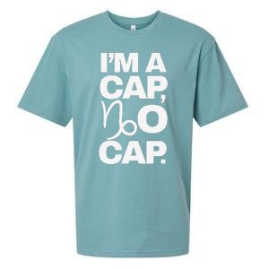 IM A Cap No Cap. Horoscope Zodiac Sign Astrology Gift Sueded Cloud Jersey T-Shirt