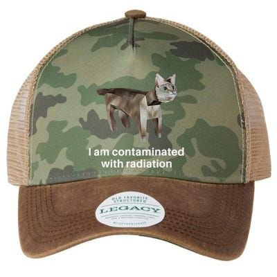 I Am Contaminated With Radiation Cat Meme Legacy Tie Dye Trucker Hat