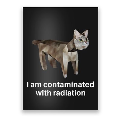I Am Contaminated With Radiation Cat Meme Poster