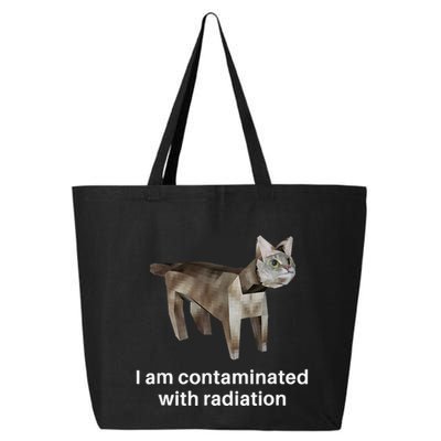 I Am Contaminated With Radiation Cat Meme 25L Jumbo Tote